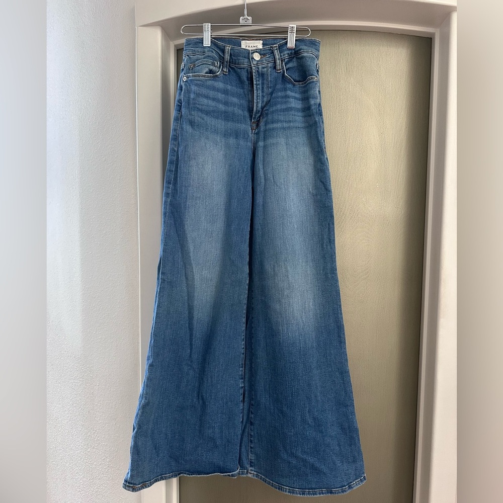 Frame le palazzo Wide-Leg Jeans 27